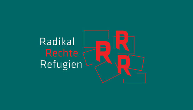 Das Logo von „Radikal Rechte Refugien“, eine Veranstaltungsreihe des Kompetenzzentrums für Demokratie und Menschenwürde, der Domberg-Akademie und des Caritas-Pirckheimer-Hauses.