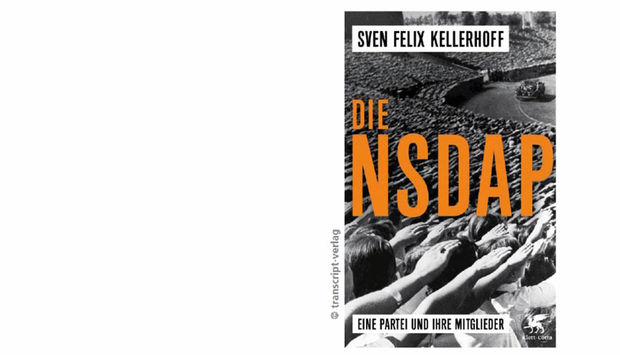Das Bild zeigt das Cover des Buchs "Die NSDAP – Eine Partei und ihre Mitglieder" von Sven Felix Kellerhoff