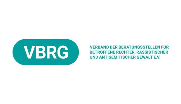 Das Logo des Verbands der Beratungsstellen für Betroffene rechter, rassistischer und antisemitischer Gewalt (VBRG).